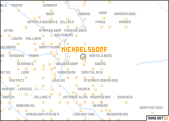 map of Michaelsdorf