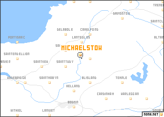 map of Michaelstow