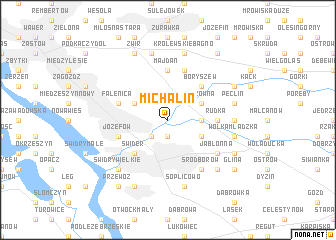 map of Michalin