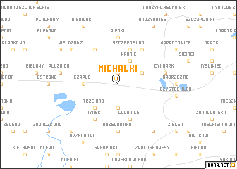map of Michałki