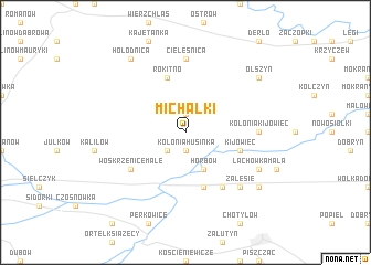 map of Michałki