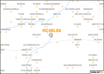 map of Michałów