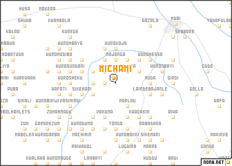 map of Michami