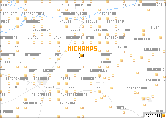 map of Michamps