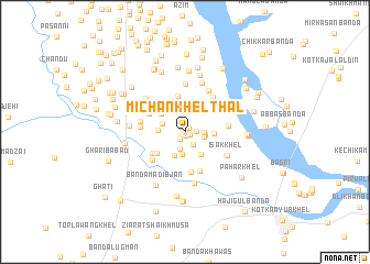 map of Michan Khel Thal