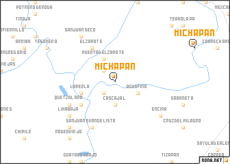 map of Michapan