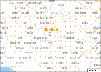 map of Michaud