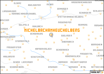 map of Michelbach am Heuchelberg