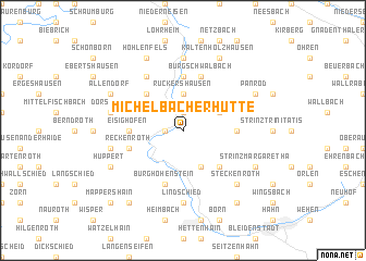 map of Michelbacherhütte