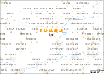 map of Michelbach