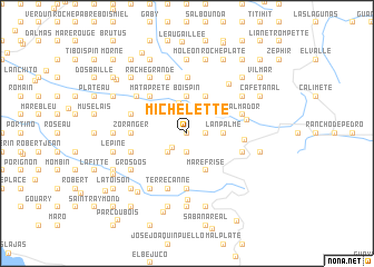 map of Michelette