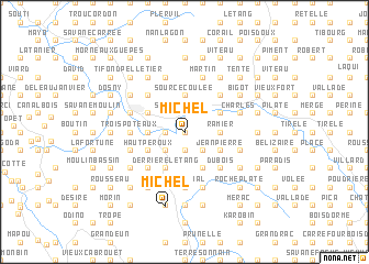 map of Michel