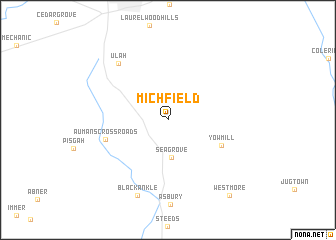 map of Michfield