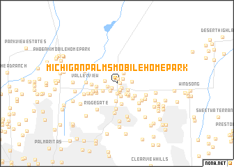 map of Michigan Palms Mobile Home Park