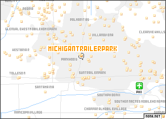 map of Michigan Trailer Park
