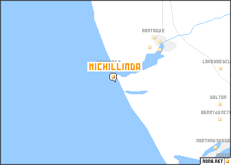 map of Michillinda