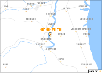 map of Michimeuchi