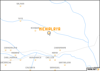 map of Michiplaya