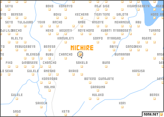 map of Michʼīrē