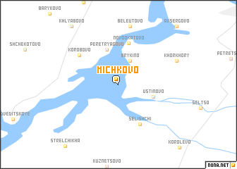 map of Michkovo