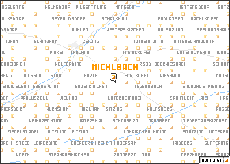 map of Michlbach