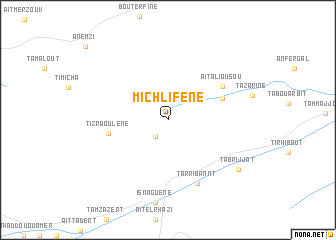 map of Michlifene