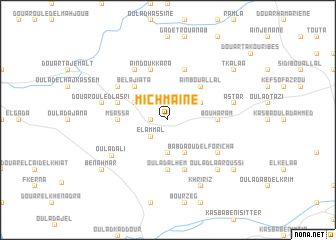 map of Michmaïne