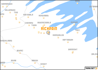map of Mīch Pāʼīn