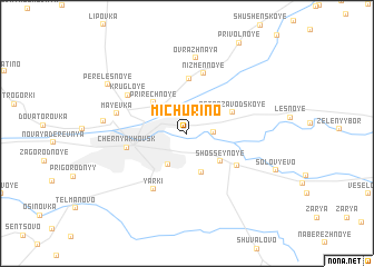map of Michurino