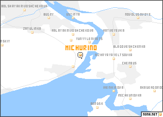 map of Michurino