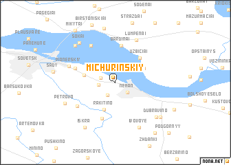 map of Michurinskiy