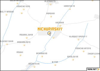 map of Michurinskiy