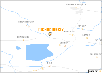 map of Michurinskiy