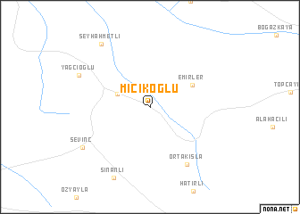 map of Mıcıkoğlu
