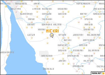 map of Mickai