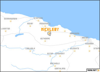 map of Mickleby