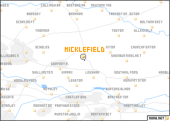 map of Micklefield