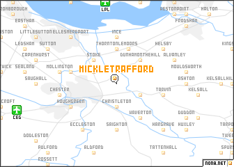 map of Mickle Trafford