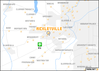 map of Mickleyville