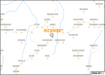 map of Micomibe