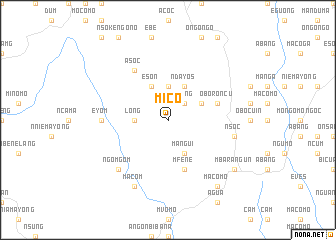 map of Mico