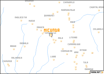 map of Micunda