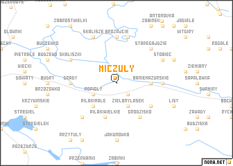 map of Miczuły