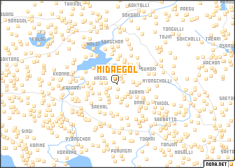 map of Midae-gol