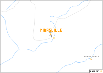 map of Midasville