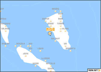 map of Mida