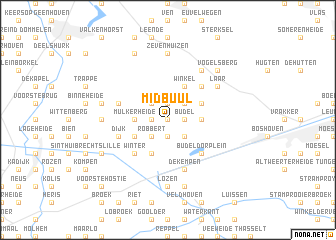 map of Midbuul