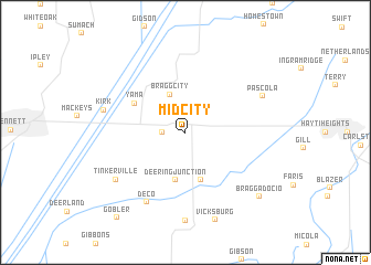 map of Mid City