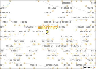 map of Middefeitz