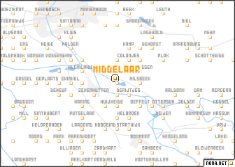 map of Middelaar